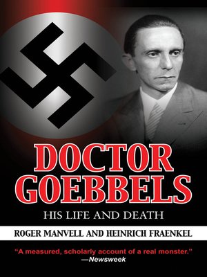 cover image of Doctor Goebbels